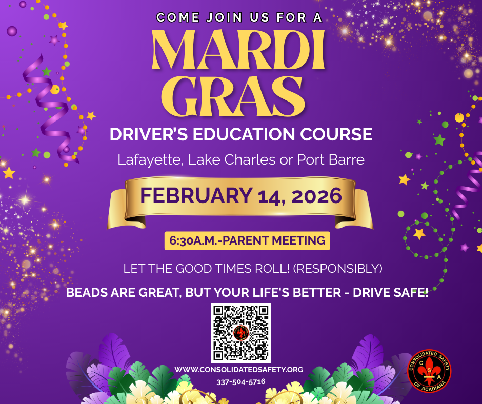 Driver's Education Course February 14, 2026 @ Port Barre
