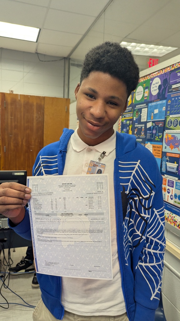 No Letter F grades on his report card!
