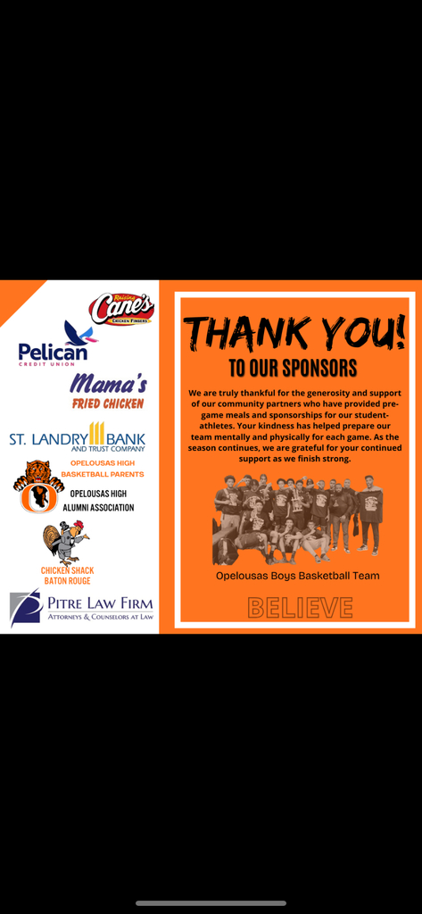 Thank you to our sponsors