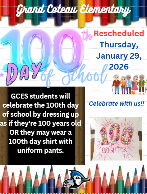 100th day of school flyer