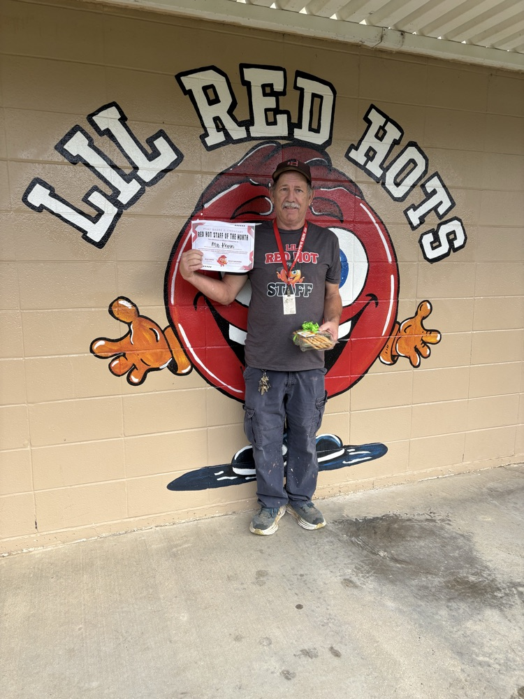 December  Red Hot Staff of the Month