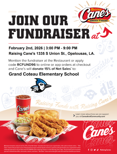 Raising Cane's Flyer