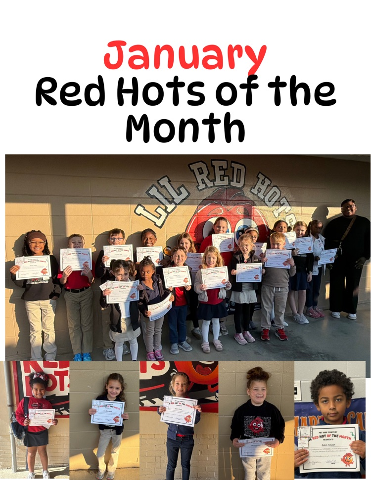 January Lil Red Hots of the Month