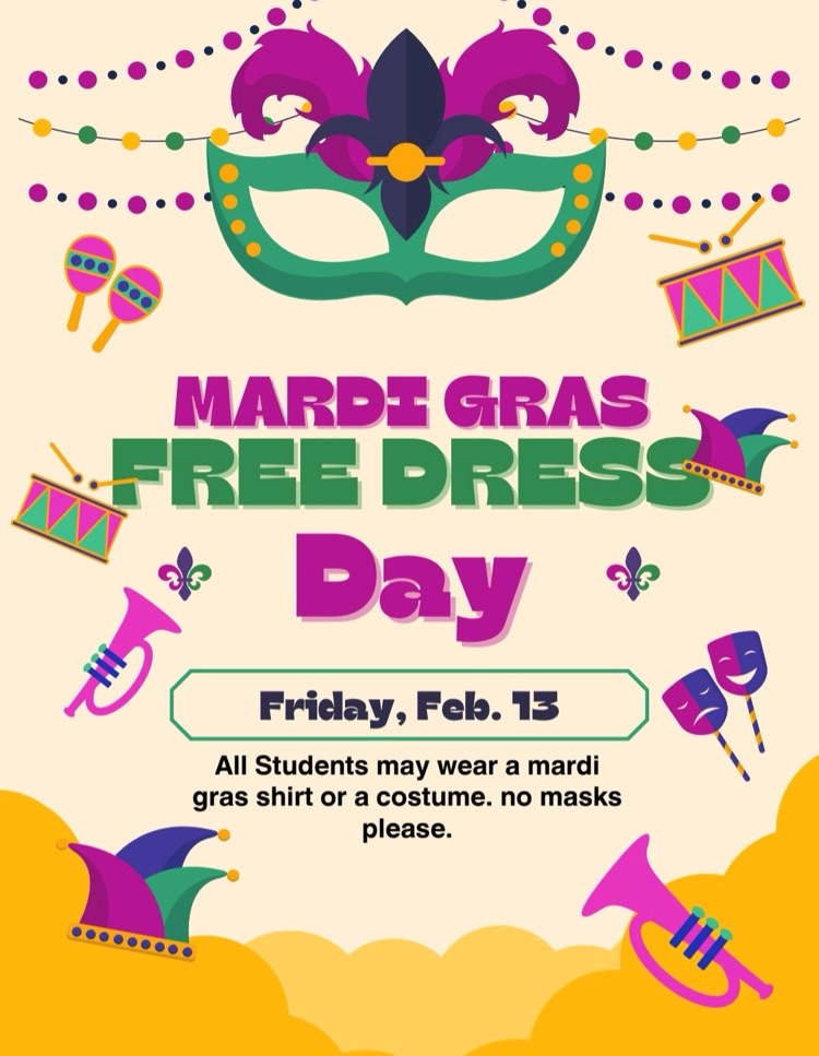 Friday Dress for Mardi Gras.