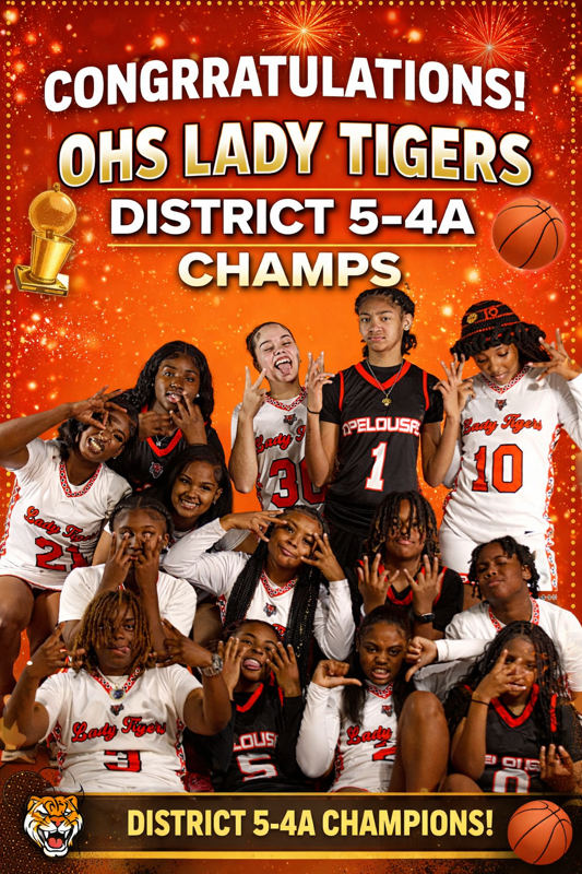 Lady Tigers District 5-4A champs