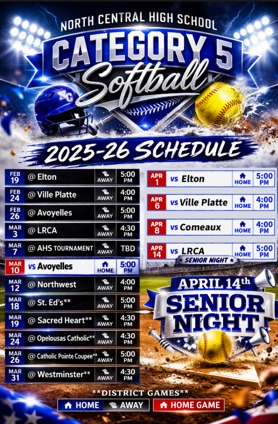 2026 Softball Schedule