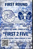 Playoff Game 1 flyer