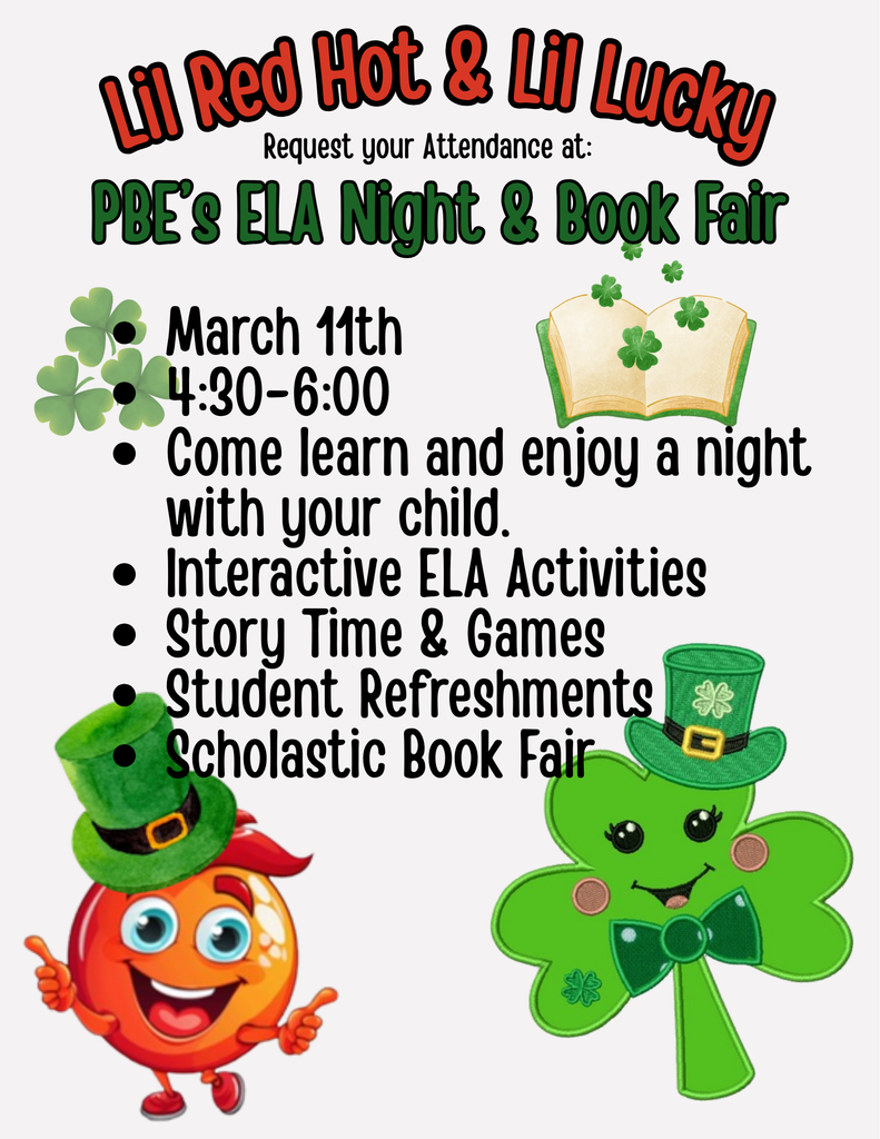 PBE's ELA Night & Book Fair