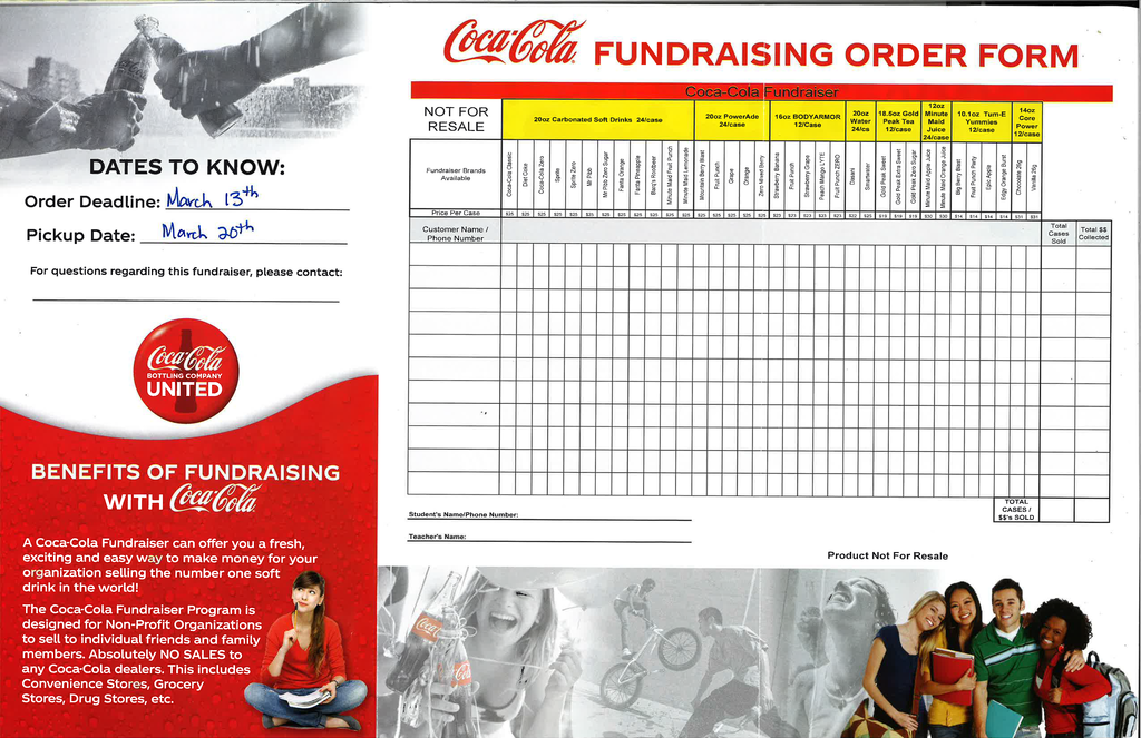 Coca Cola Fundraiser 2026