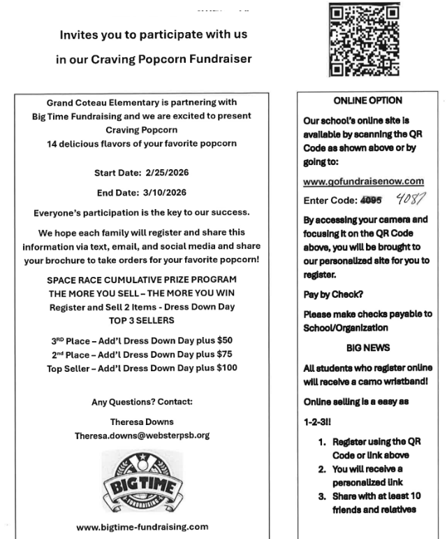 Updated Popcorn Fundraiser Form