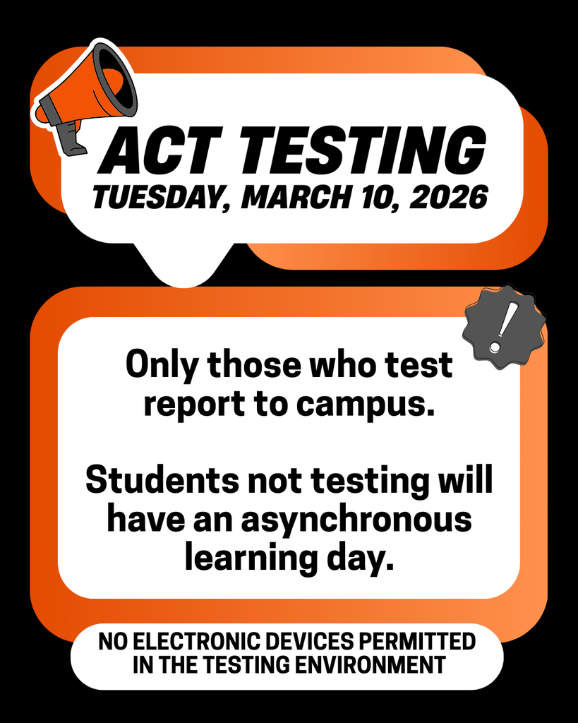 ACT Testing March 10th