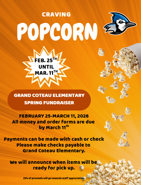 Popcorn Fundraiser Flyer