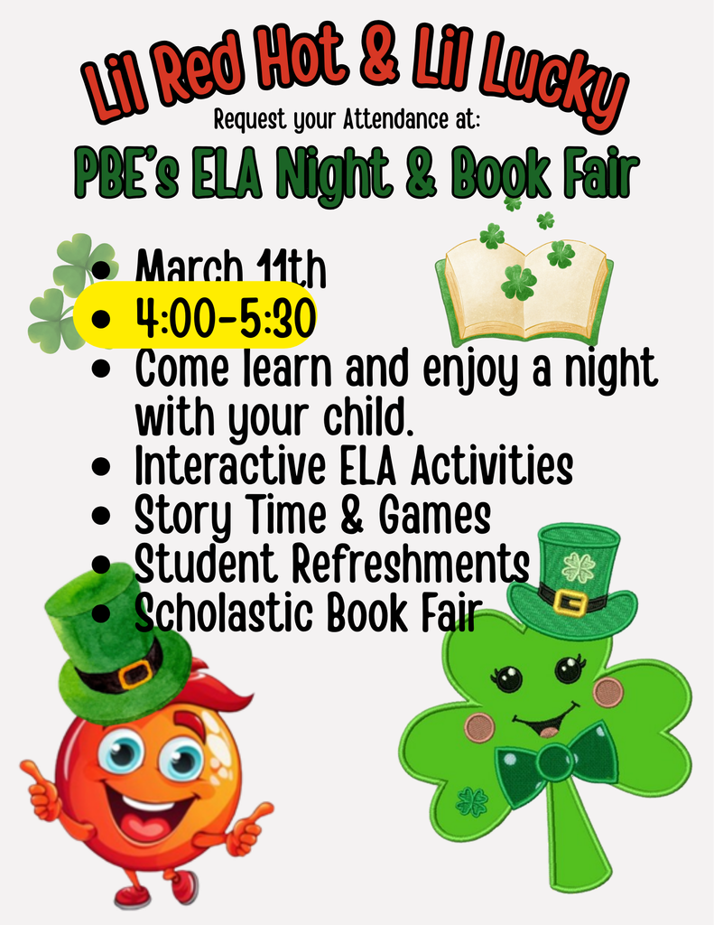 Time Change for ELA Family Night