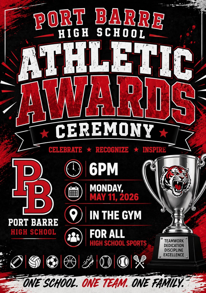 Athletic awards ceremony