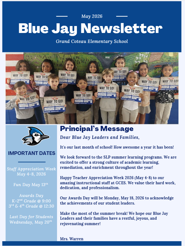 Updated May 2026 Newsletter