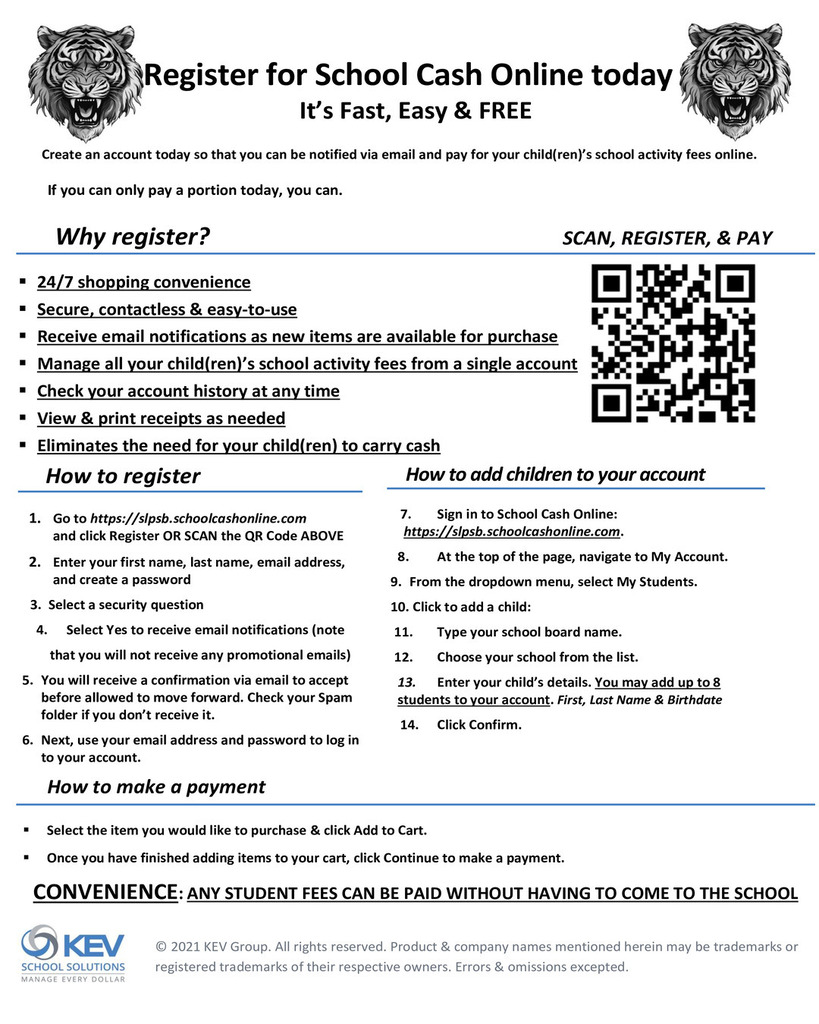 School Cash Registration