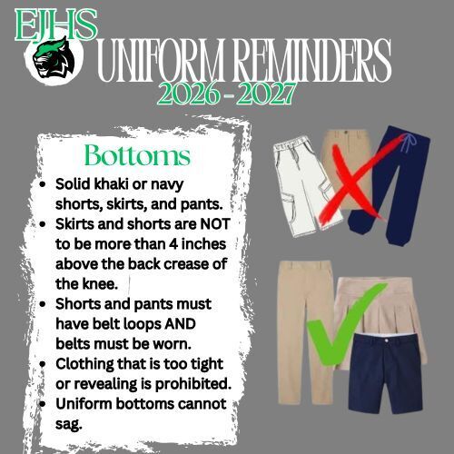 Uniform Bottoms