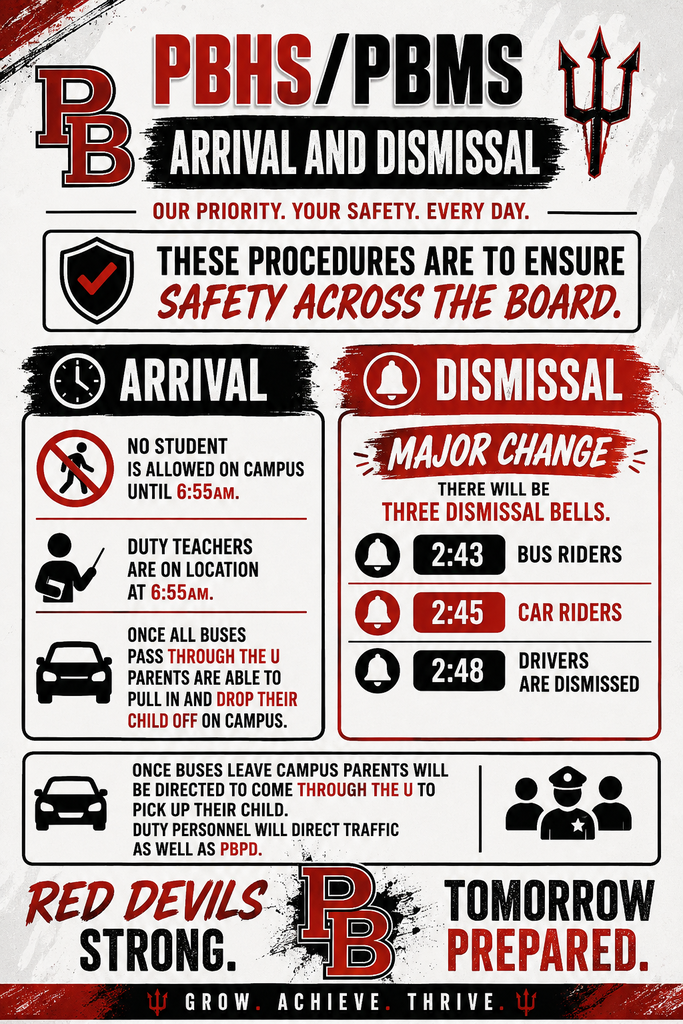 arrival and dismissal
