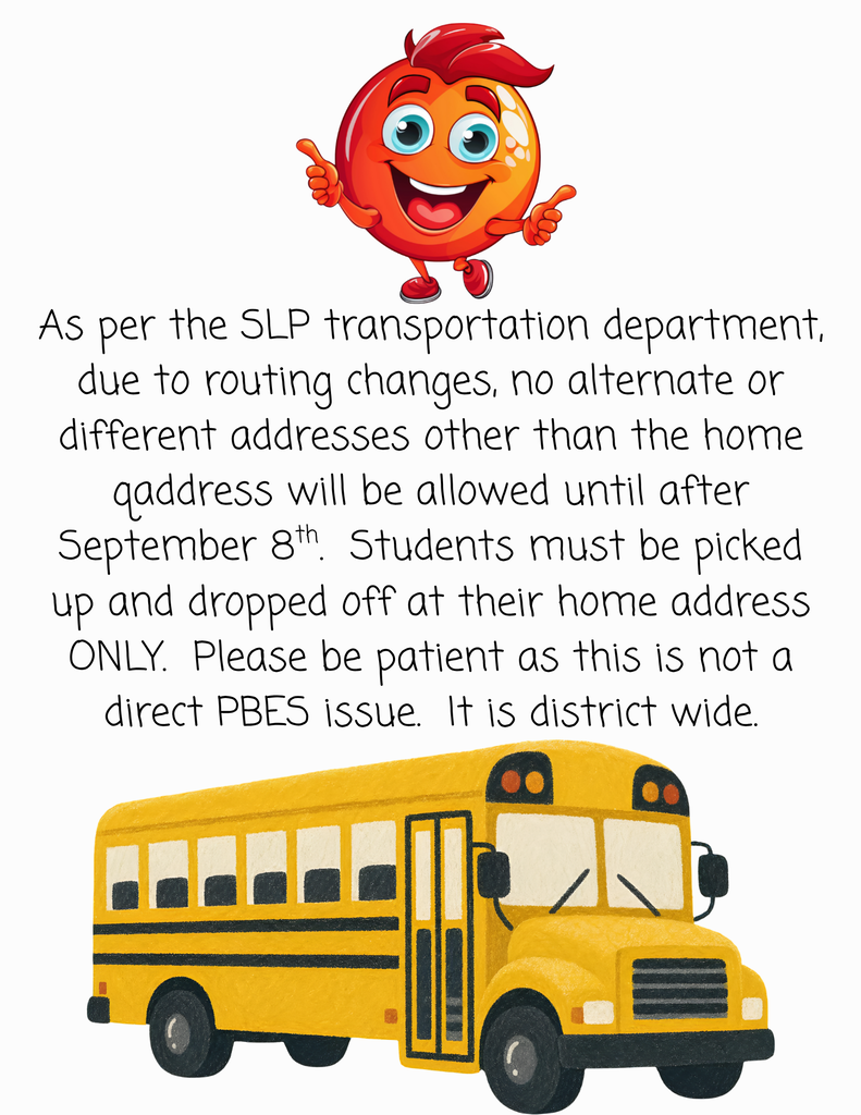 Transportation Reminders