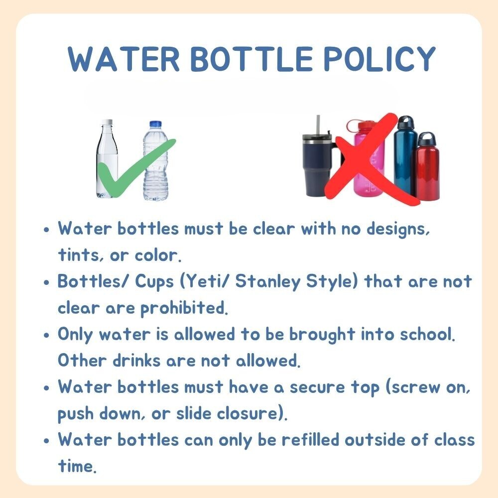 water bottle