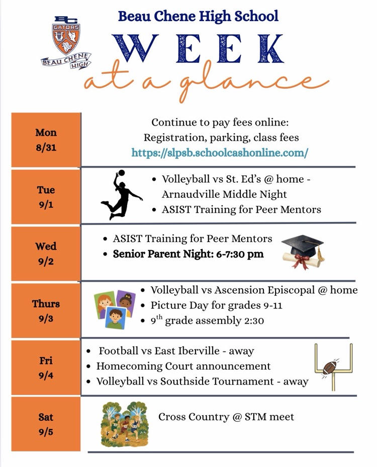 Aug. 31 - School Week