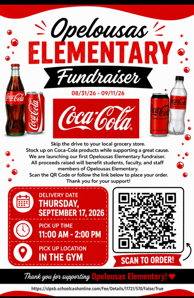Coca Cola Fundraiser 2026