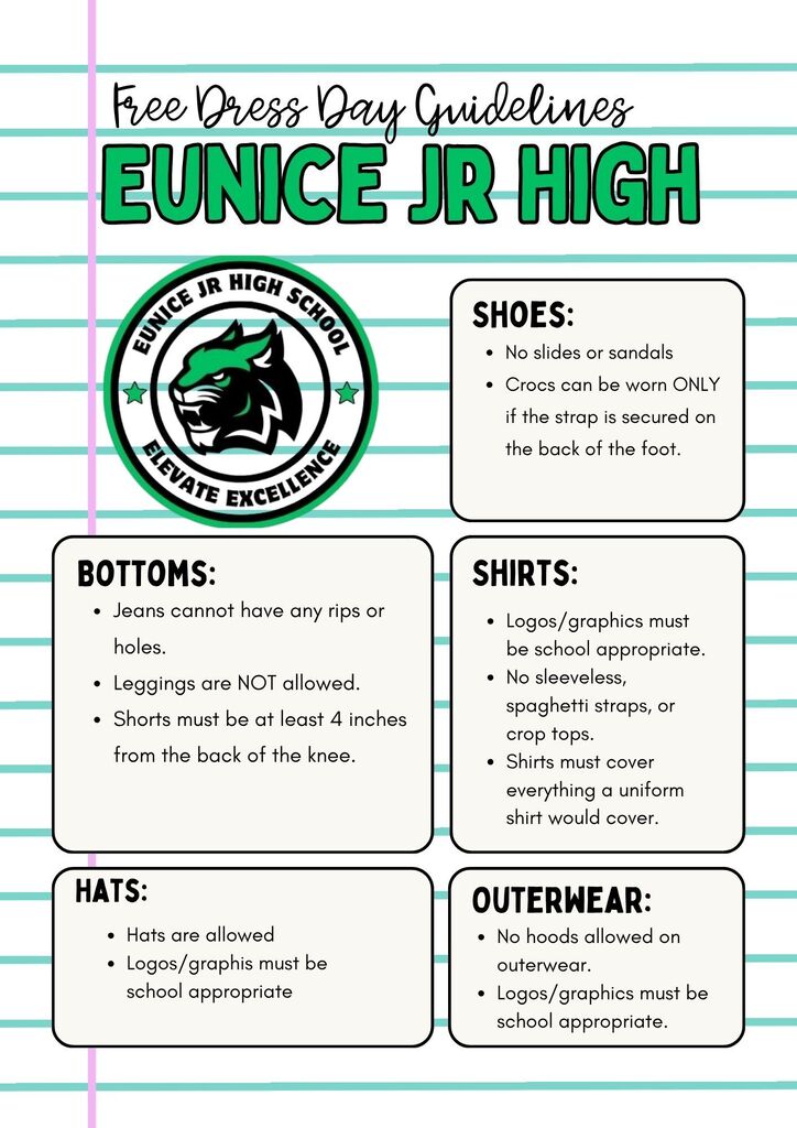 Free Dress Guidelines 