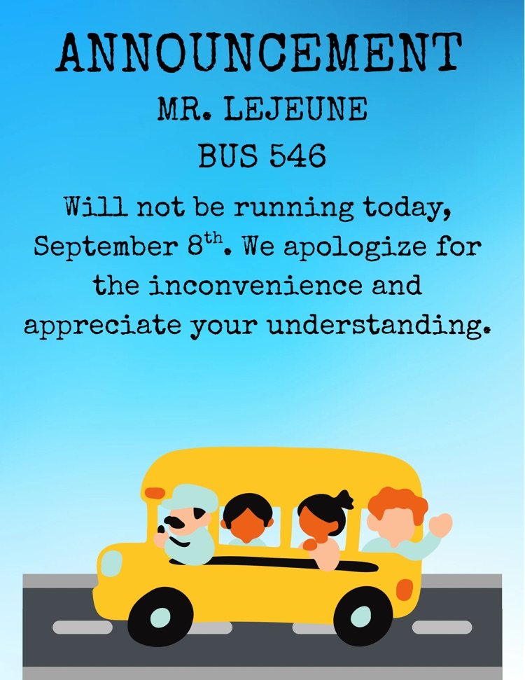 Bus 546 Not Running