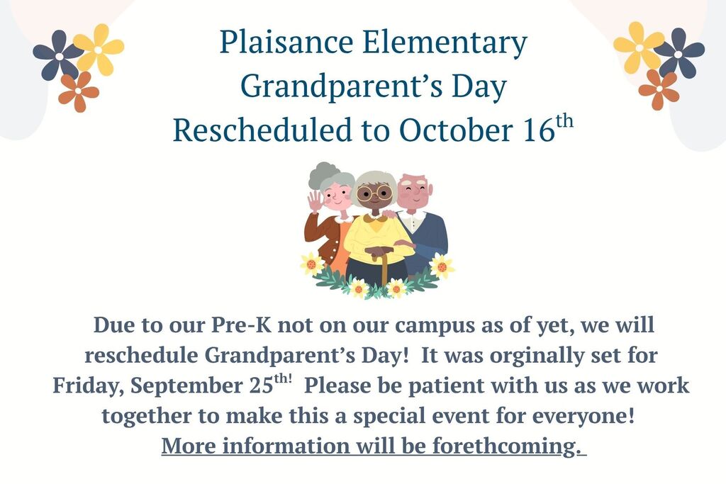 Grandparents day Flyer rescheduled!