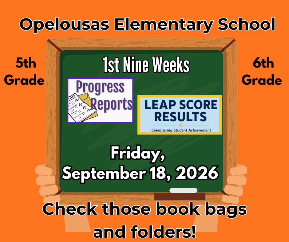 OES 1st 9 weeks Progress Reports