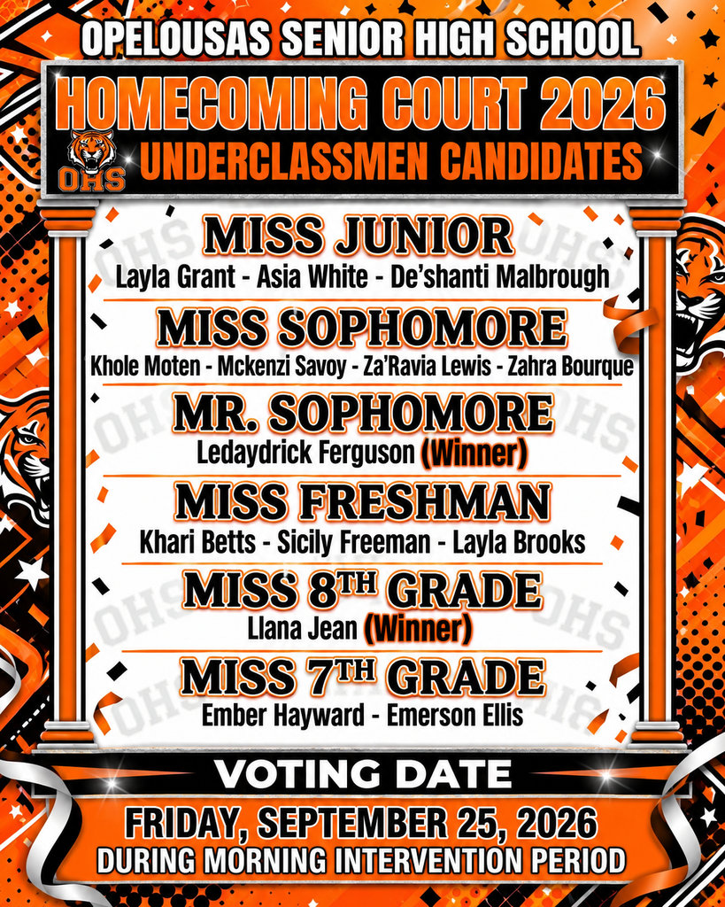 Homecoming court underclassmen