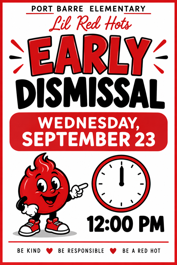 9/23 Early Dismissal