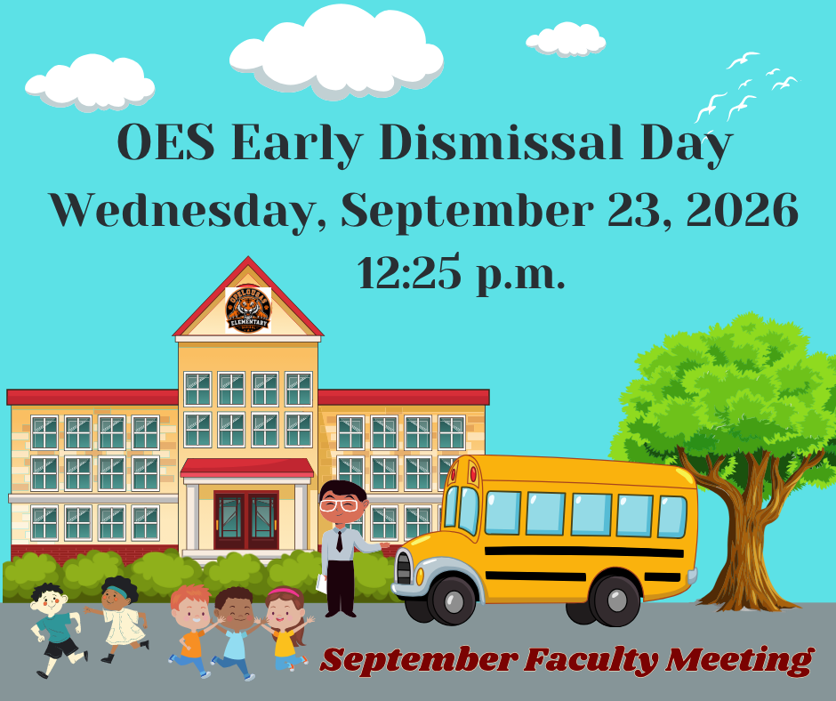 Early Dismissal September 2026 a