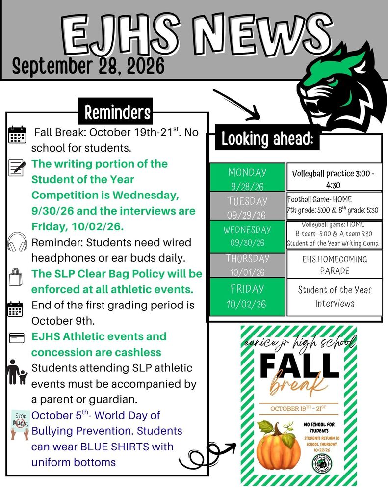 Newsletter 9/28