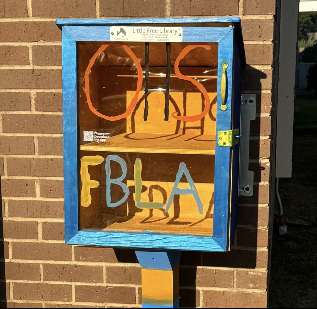 Picture of the OHS Little Free Library Box