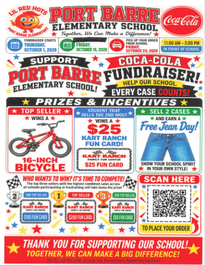 PBES Coke Fundraiser 2026