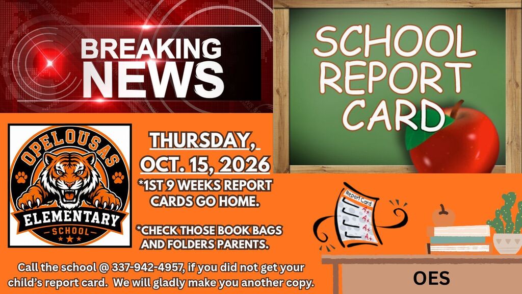 1st 9 Weeks Report Cards- 2026