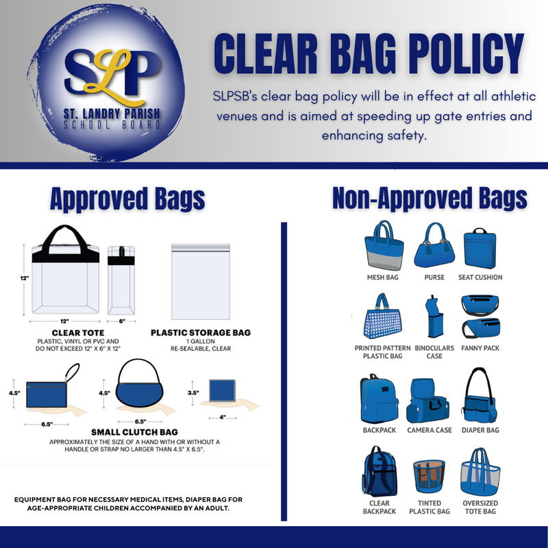 clear bag policy