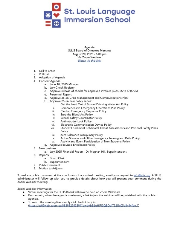 8.20 agenda
