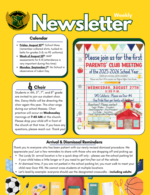 August 21 Newsletter