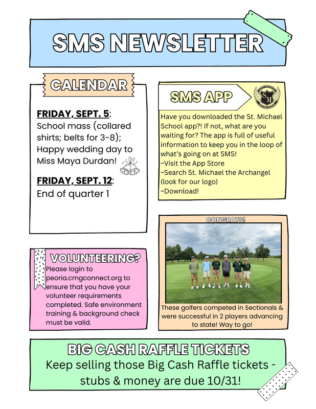 September 4 Newsletter