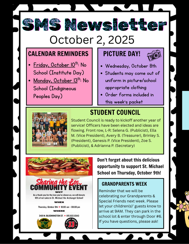 October 2 Newsletter