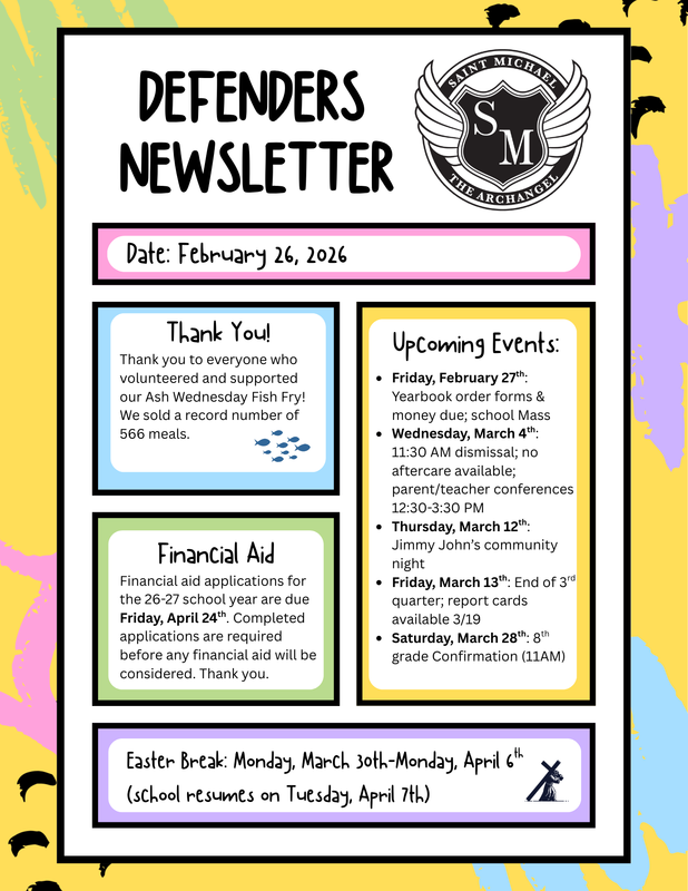 February 26th Newsletter