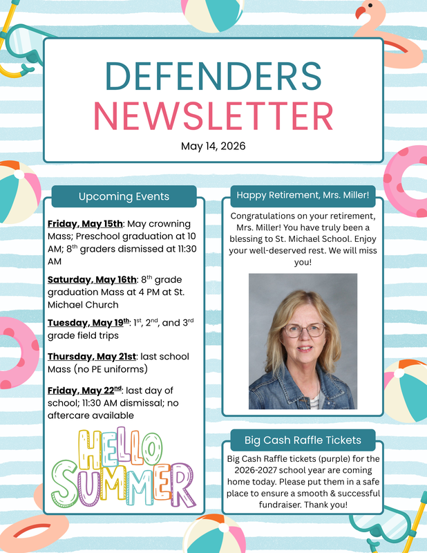 May 14 Newsletter
