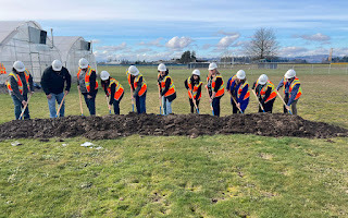 Gorundbreaking ceremony for the new CTE building