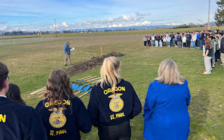 Gorundbreaking ceremony for the new CTE building