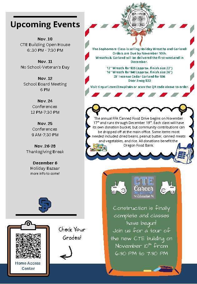 November middle and high school newsletter Eng p2