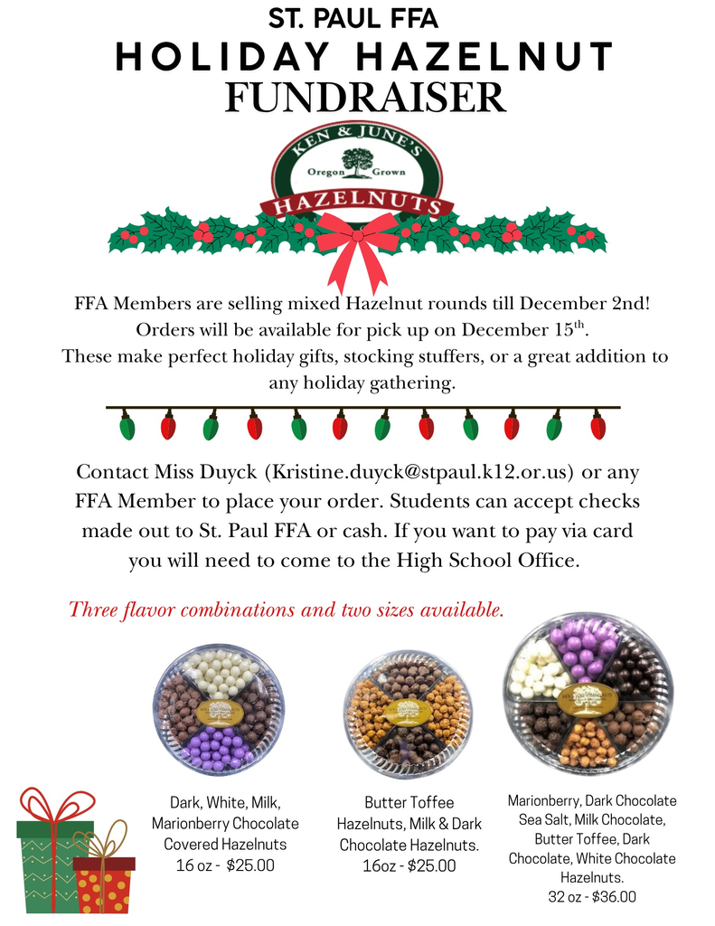 FFA Halzelnut Fundraiser