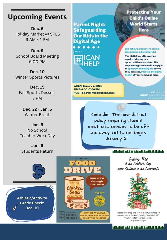 December 2025 Principal's Newsletter page 2 - English