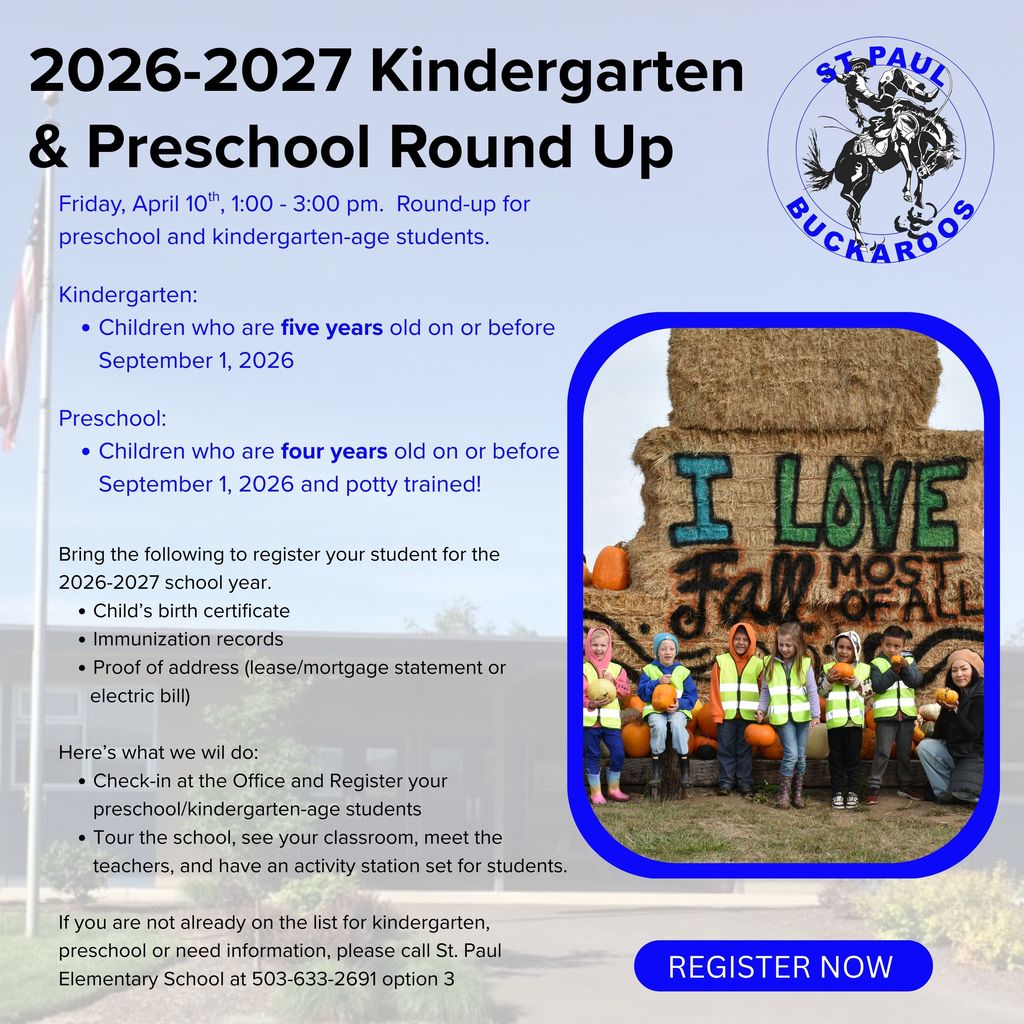 Preschool and Kindergarten round up